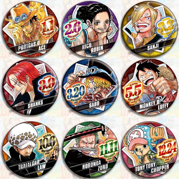 Official Merchandise Anime - Een Stuk Anime Badge Set Officiële