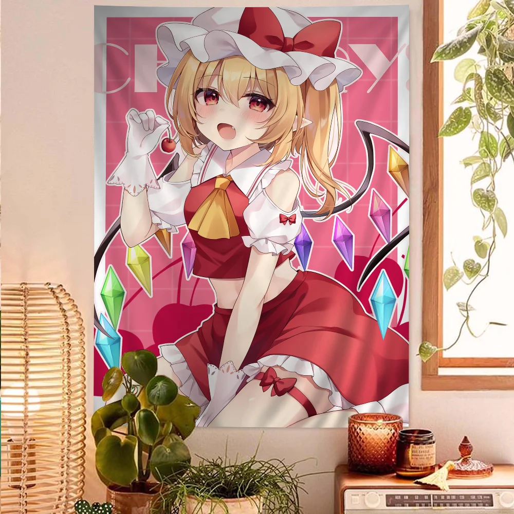 Wall Scroll Tapestry - Touhou Project Flandre Scarlet Tapestry Anime