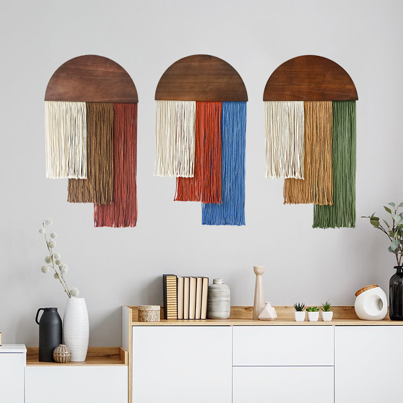 Halfrond houten wandkleed met  - Wall Scroll Tapestry recensie en prijs