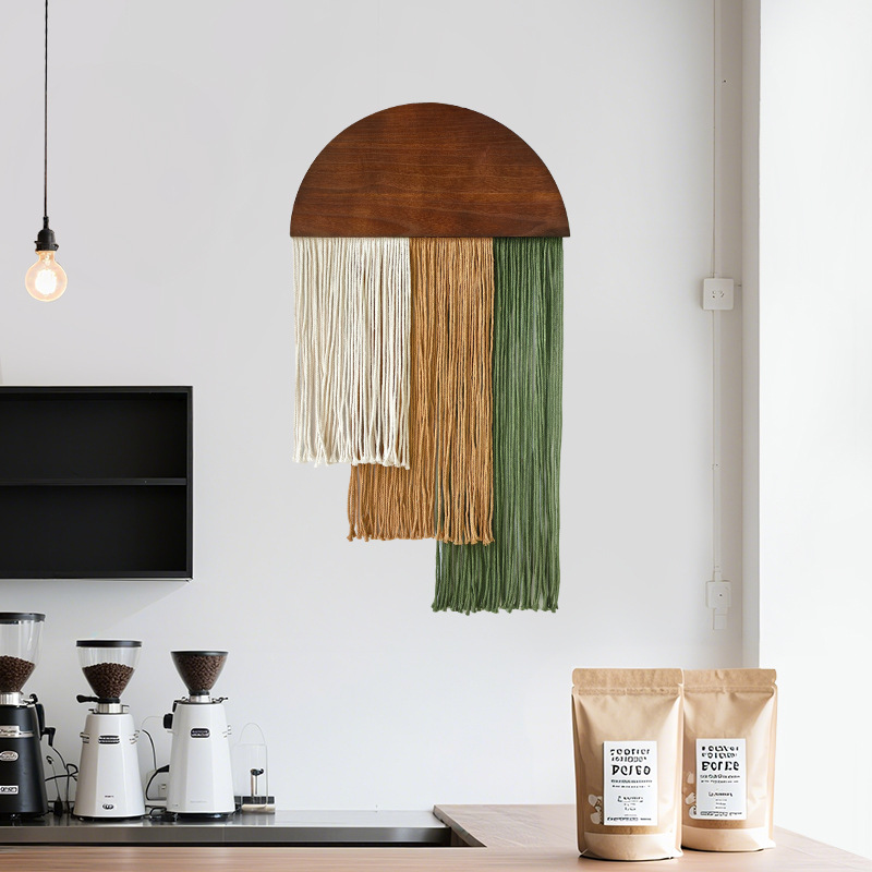 Halfrond houten wandkleed met  - Wall Scroll Tapestry recensie en prijs