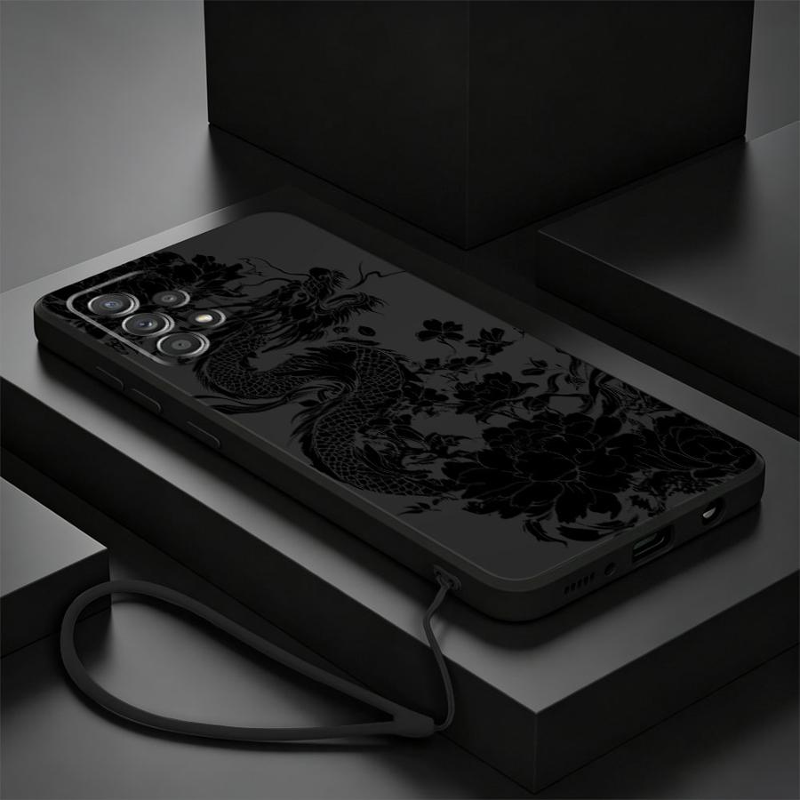 Dragon Peony Ink Telefoonhoesj - Lanyard Anime Logo recensie en prijs